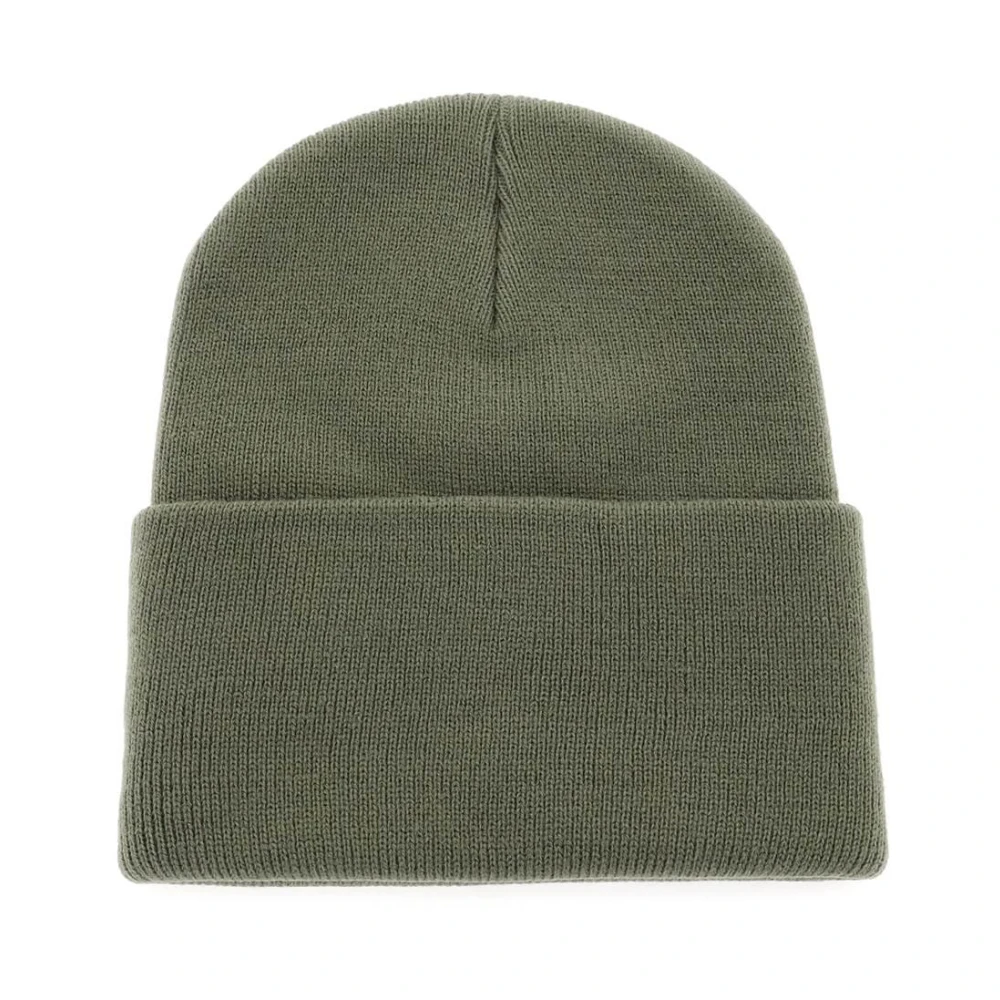 Carhartt WIP Logo Patch Beanie Hat Green Heren