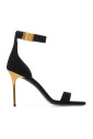sandales-en-daim-noir-avec-details-en-or