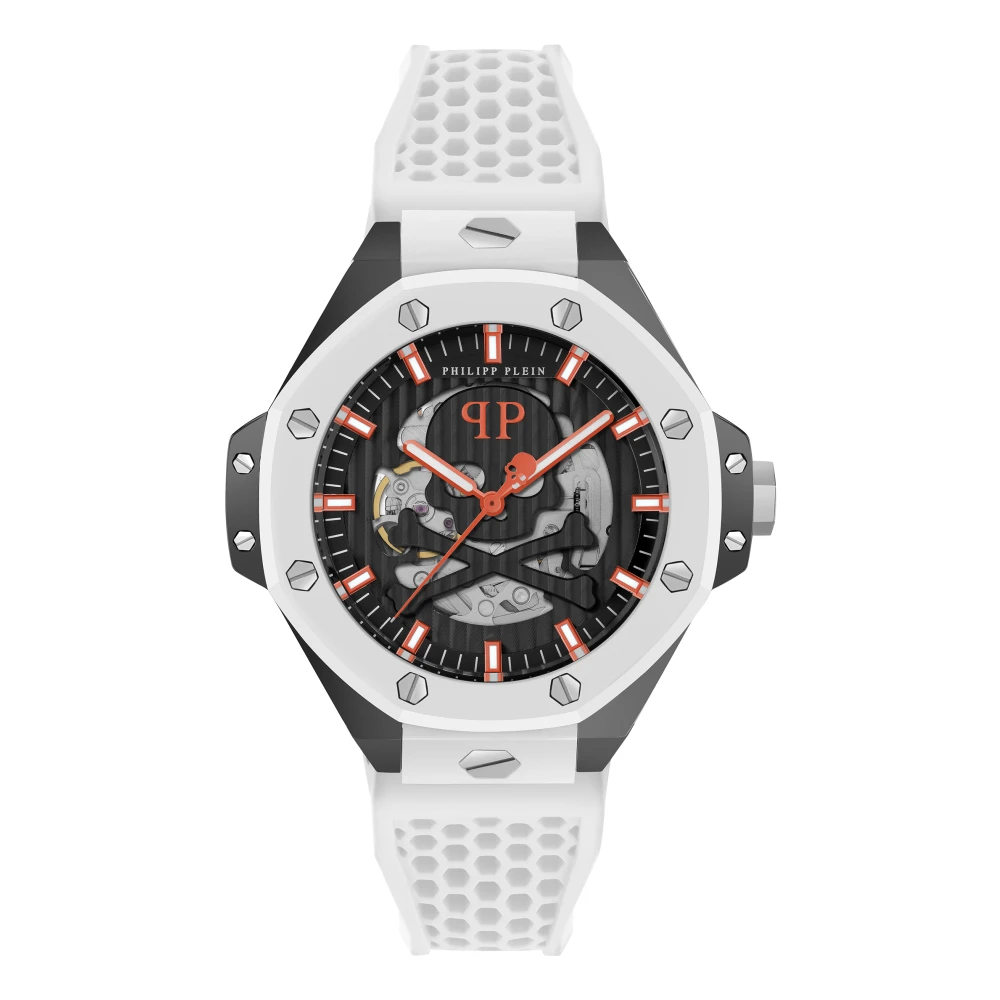 Philipp Plein Men's White Skeleton Royal Watch