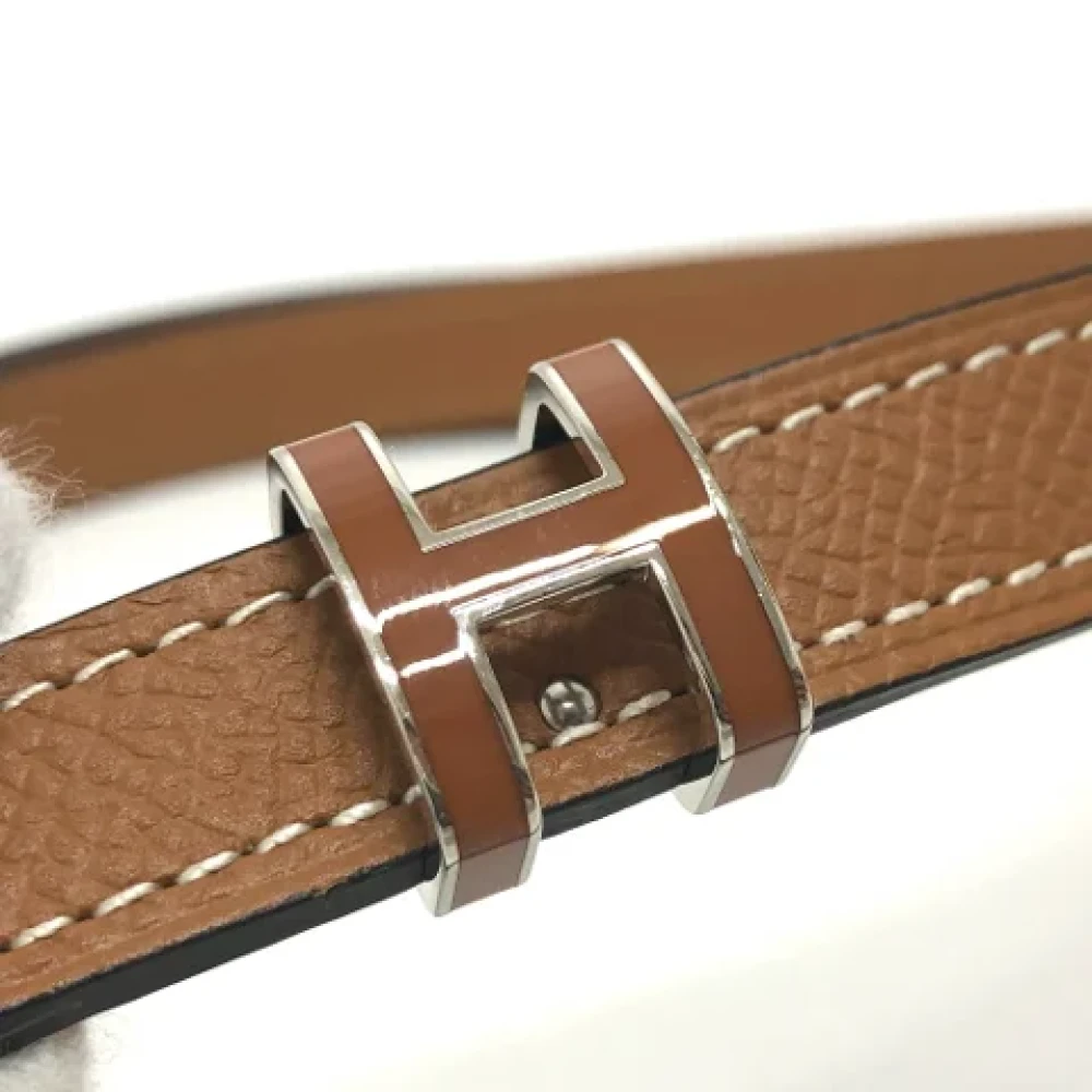 Hermès Vintage Pre-owned Leather belts Brown Dames