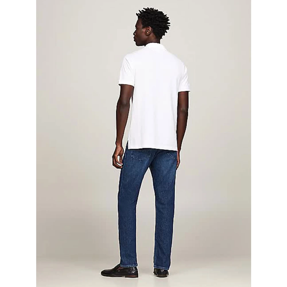 Tommy Hilfiger Monotype Witte Polo Shirt White Heren