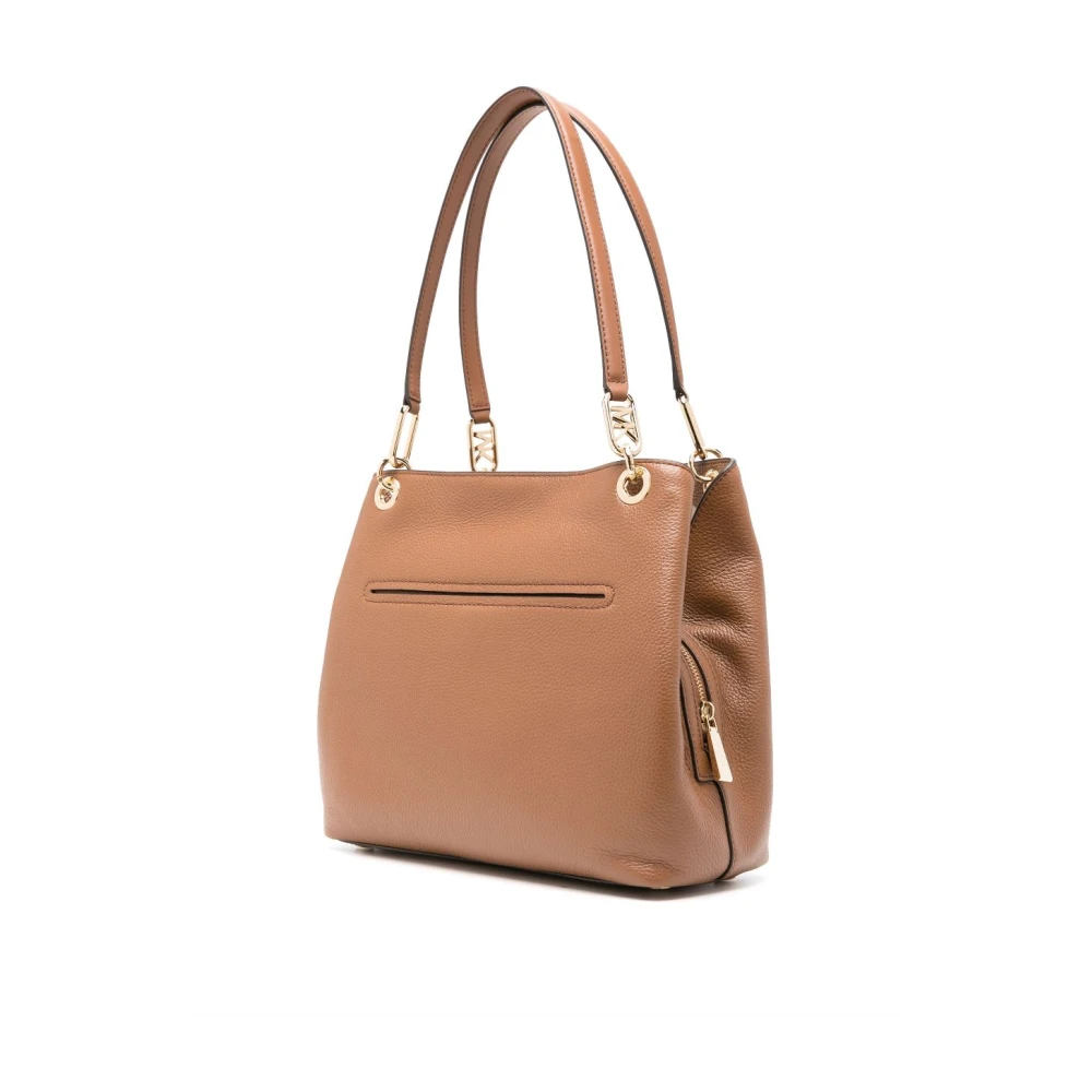 Michael Kors Bruine Logo Tote Bag Beige Dames