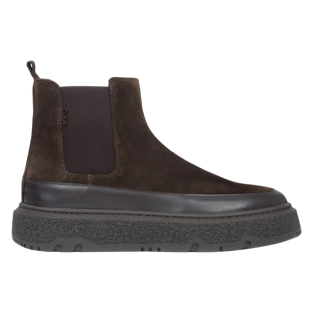 Estro Velours Winter Chelsea Laarzen Dames Schoenen Bruin