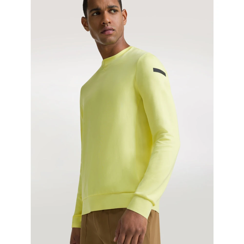 RRD Gele Neopreen Ronde Fleece Sweater Yellow Heren