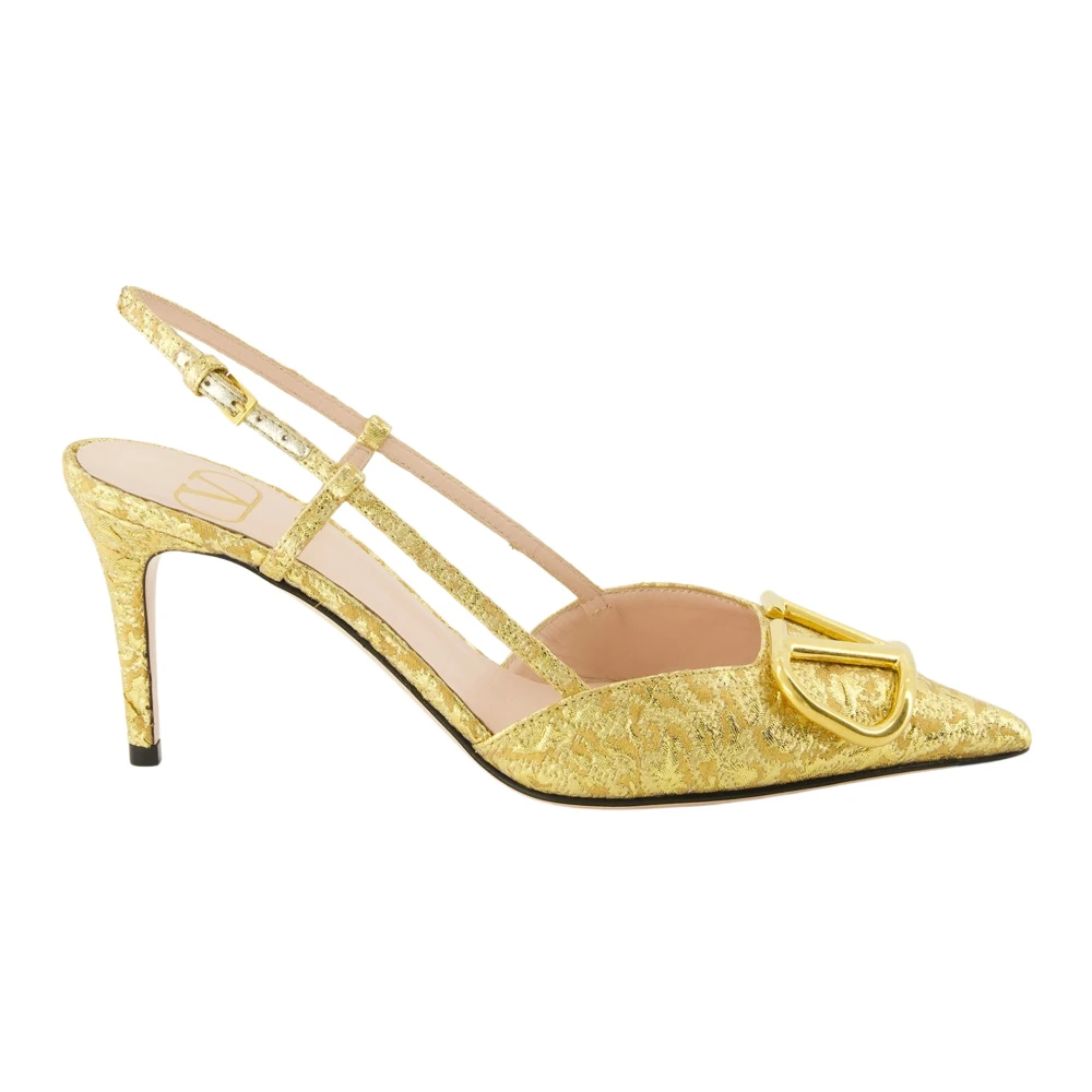 Valentino Garavani Yellow Vlogo Pump - Female - Pumps - 3 Uk - Shoes