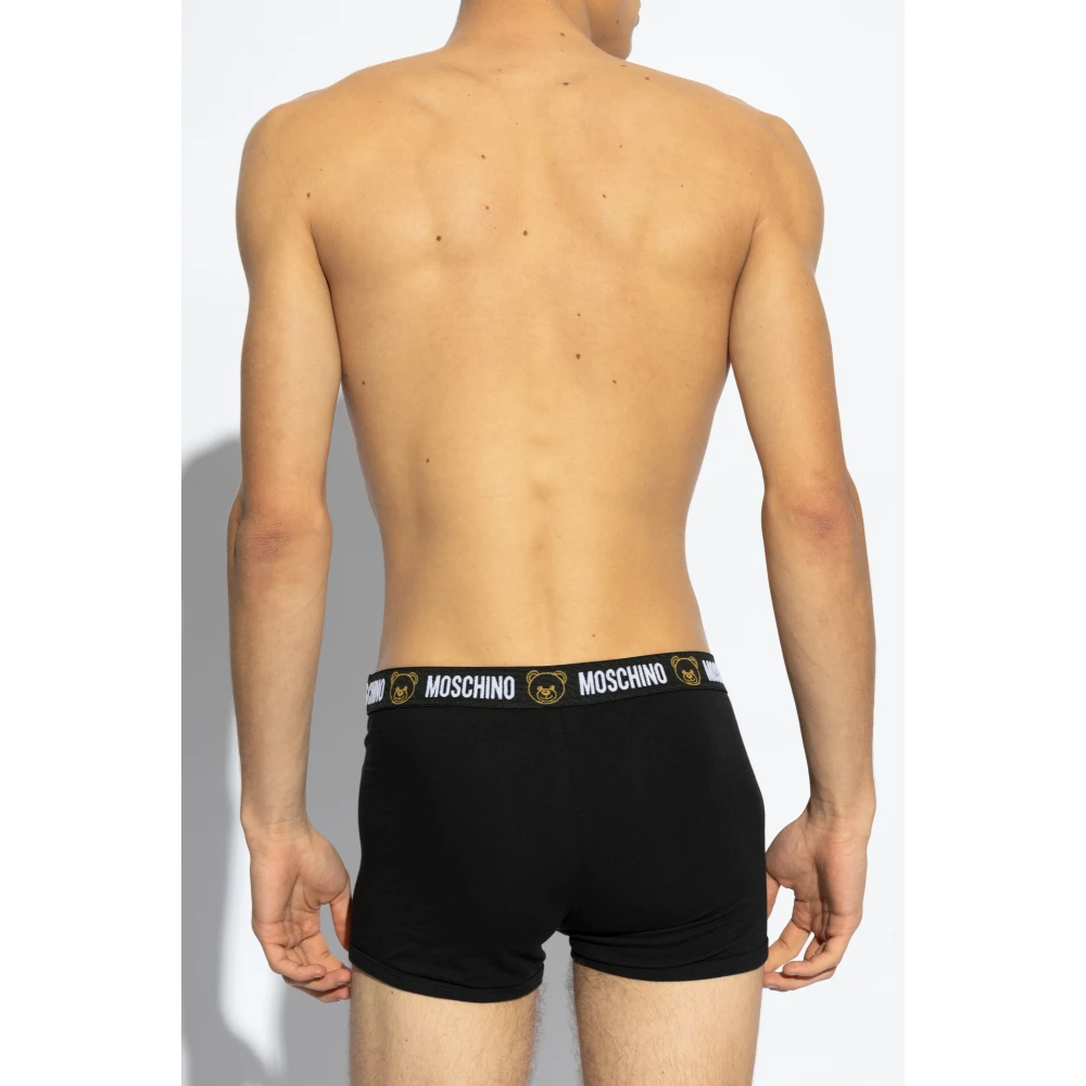 Moschino Twee-pack boxershorts Black Heren