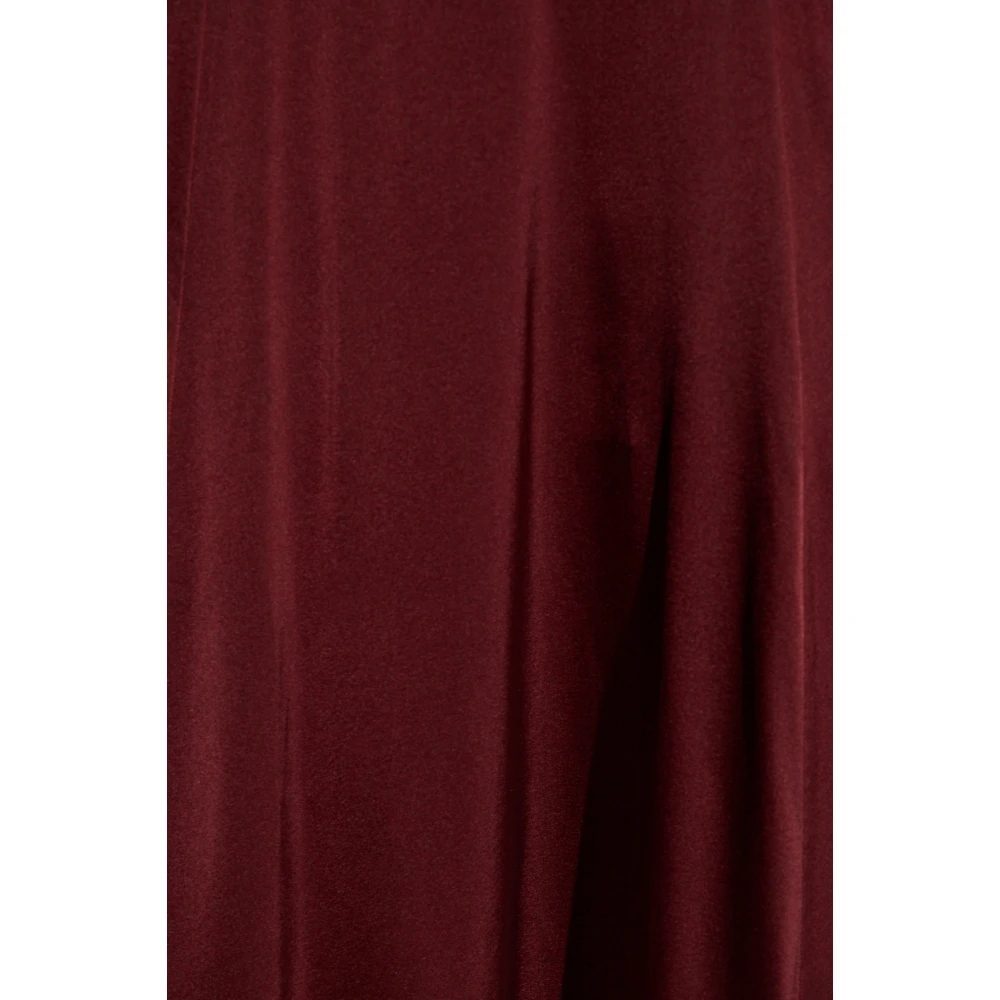 Forte Zijden jurk Red Dames