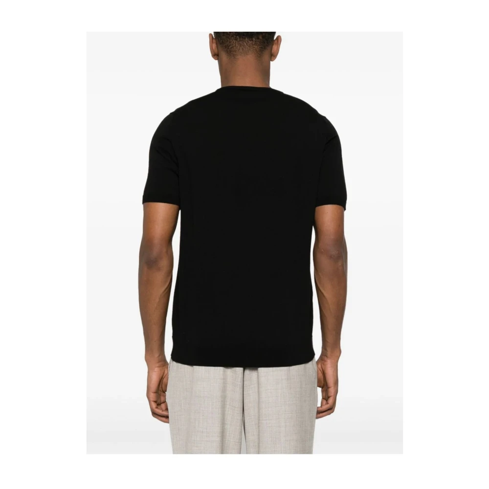 Roberto Collina T-Shirts Black Heren