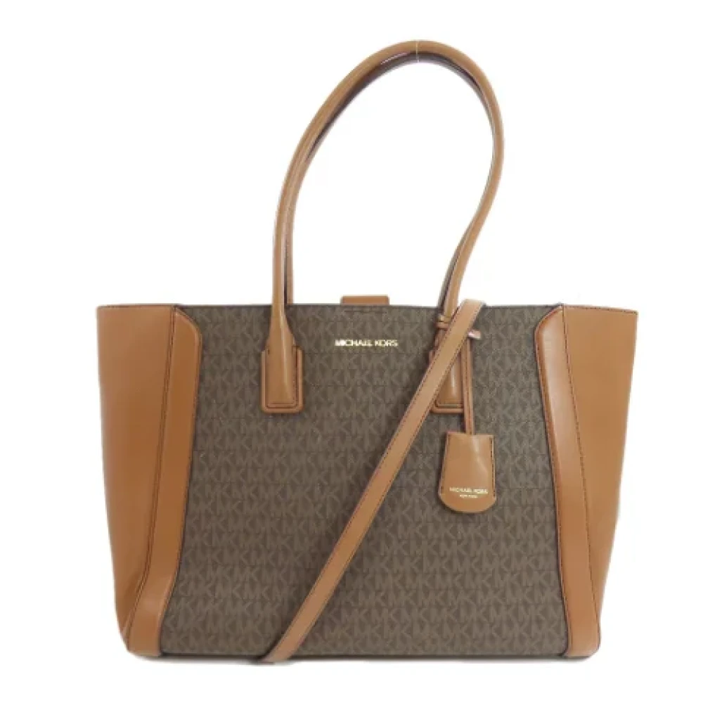 Michael Kors Pre-owned Plastic handbags Brown Dames