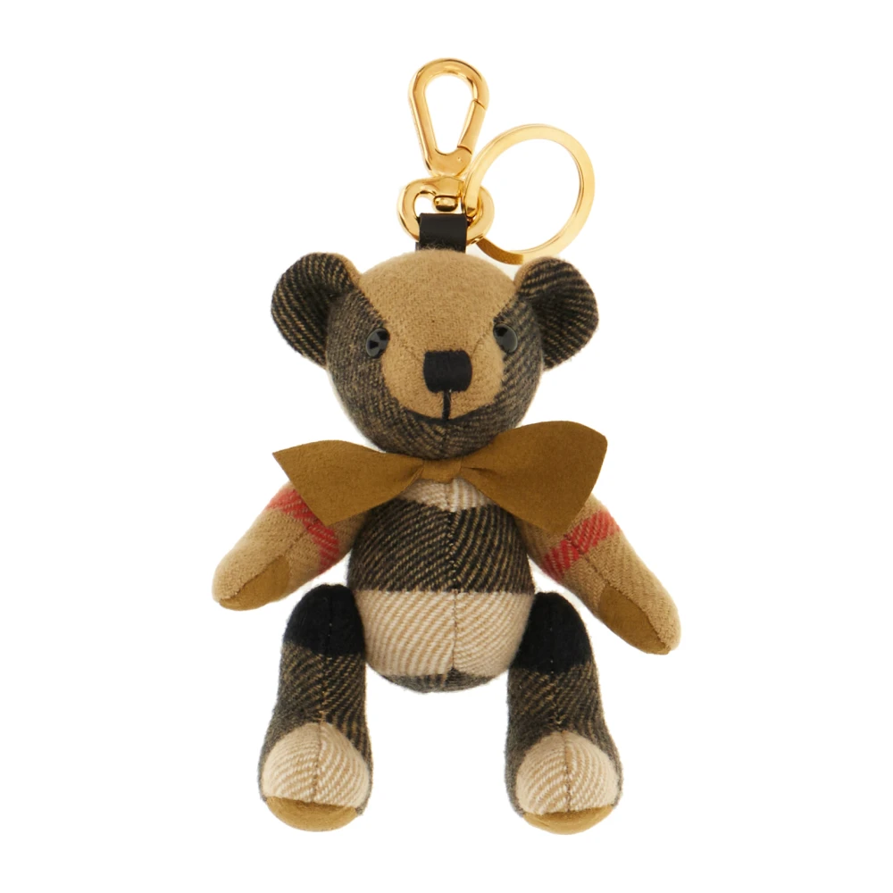 Burberry Thomas Bear Charm - Female - Keychains - Beige - One Size - Accessories