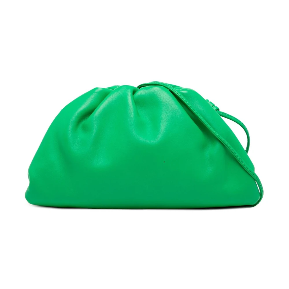 Bottega Veneta Vintage Women's Green Pre-Owned Pouch Bag