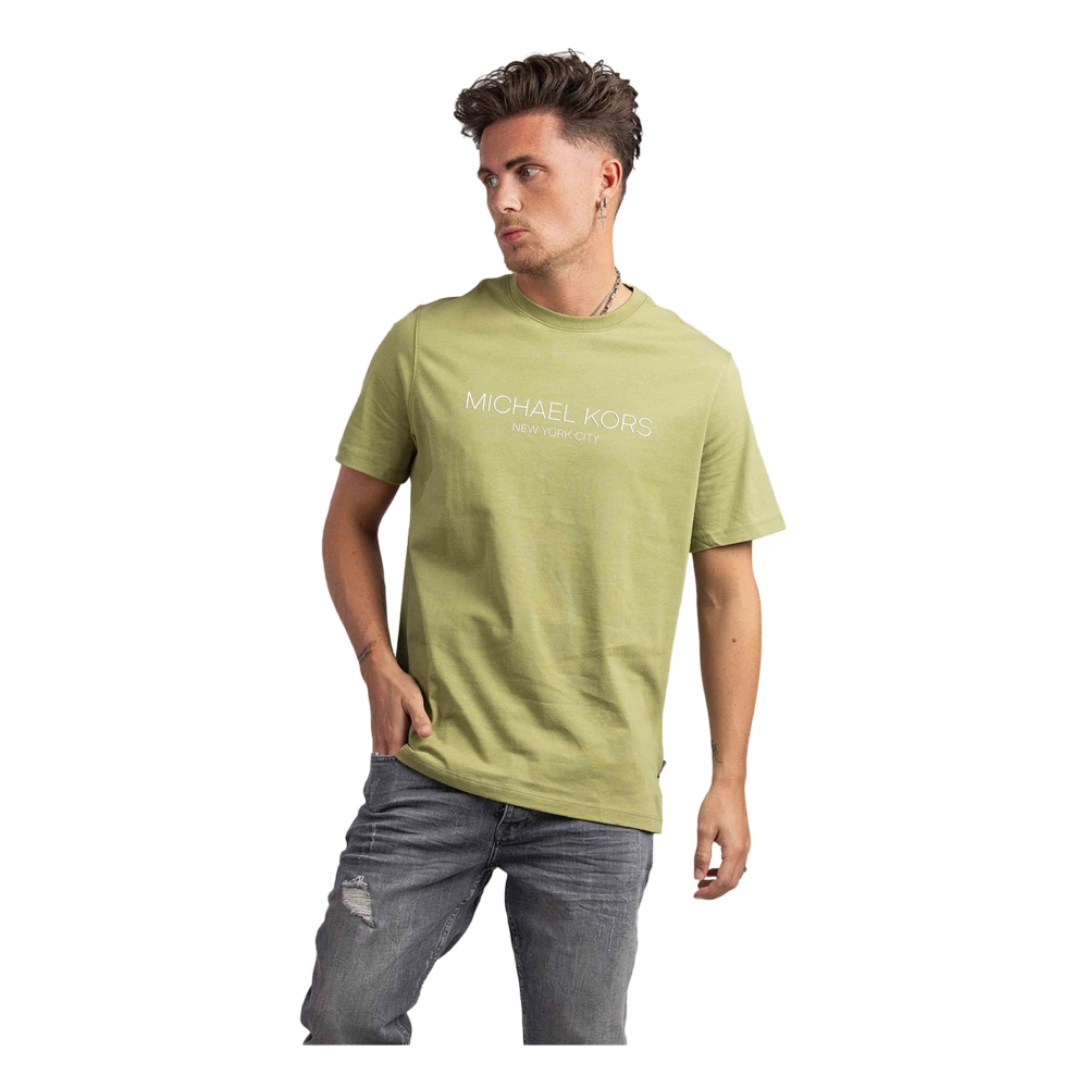 Michael Kors Groen Modern T-Shirt Heren Green Heren
