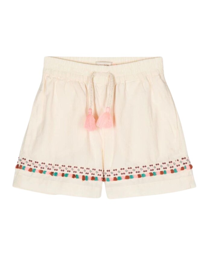 zand-kinderen-shorts-met-multicolor-borduurwerk