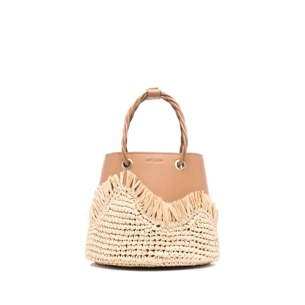 Cult Gaia Beige Emmertas met Handvatten Beige Dames