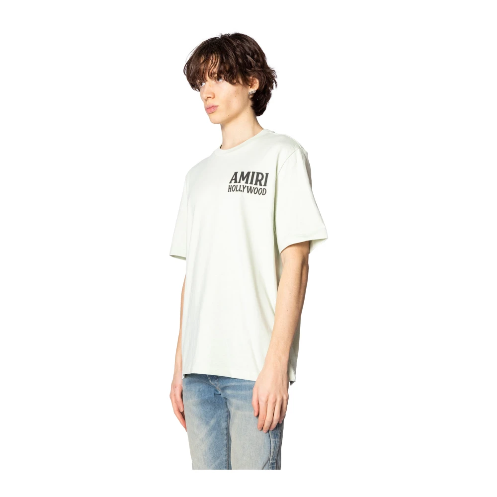 Amiri Jazz Wolf Tee Pale Mint Green Heren
