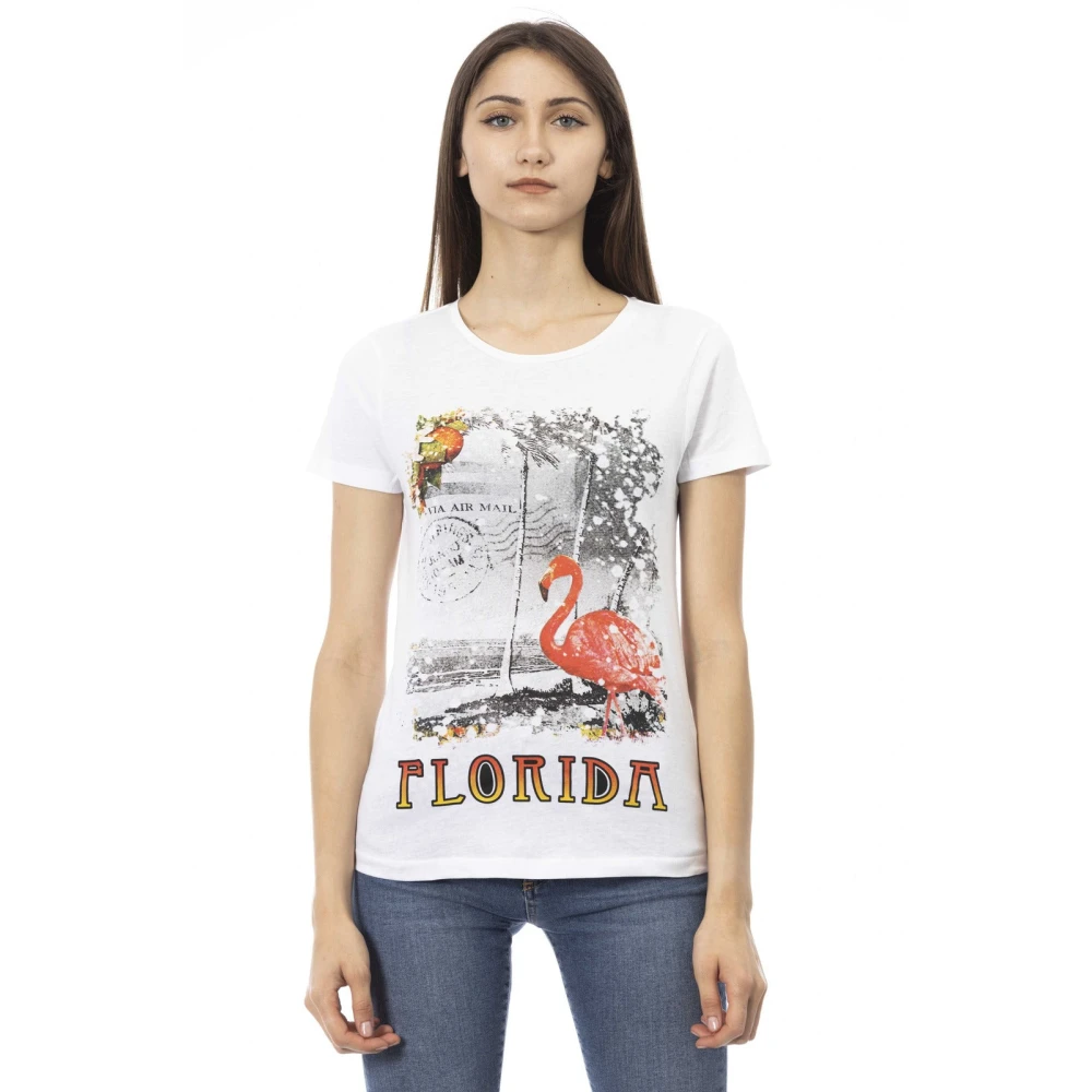 Trussardi Mujer Blanco Camisetas, Talla: Xl