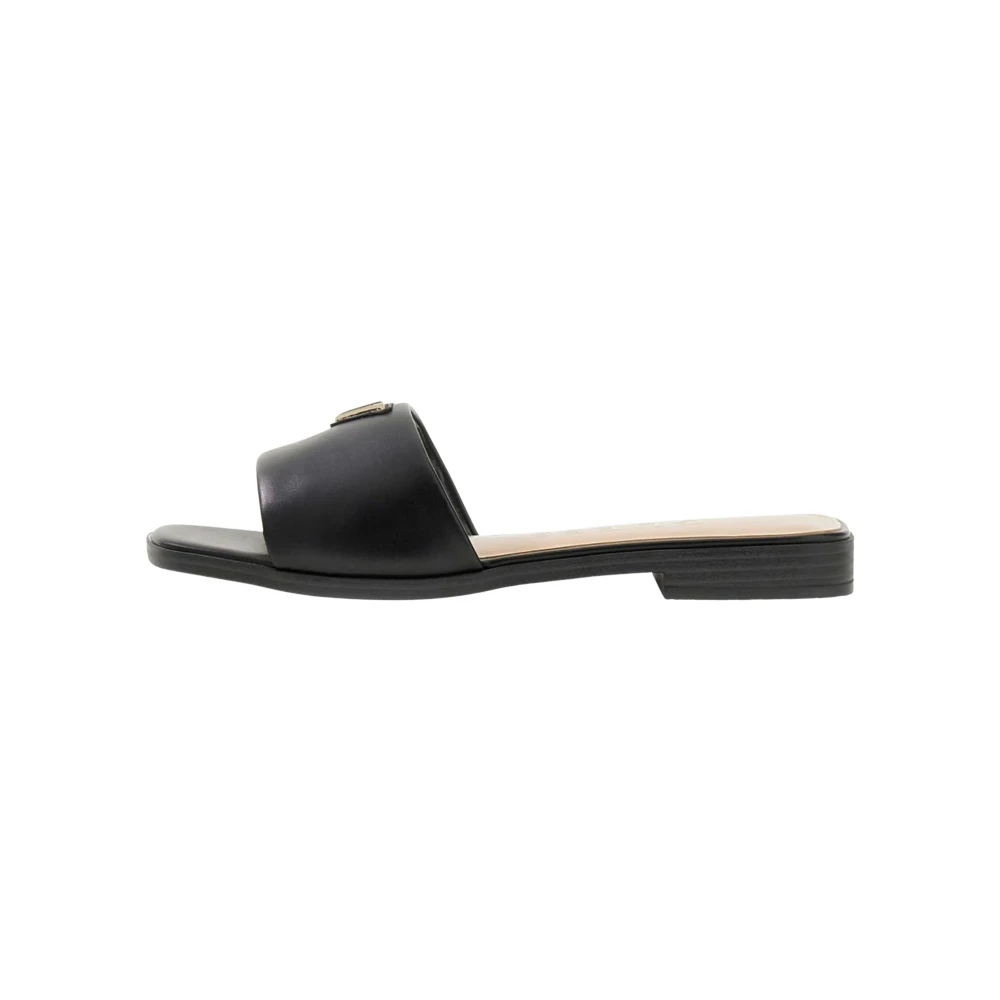 Guess Women's Black Sliders, 6 Uk, Ramla Sandal