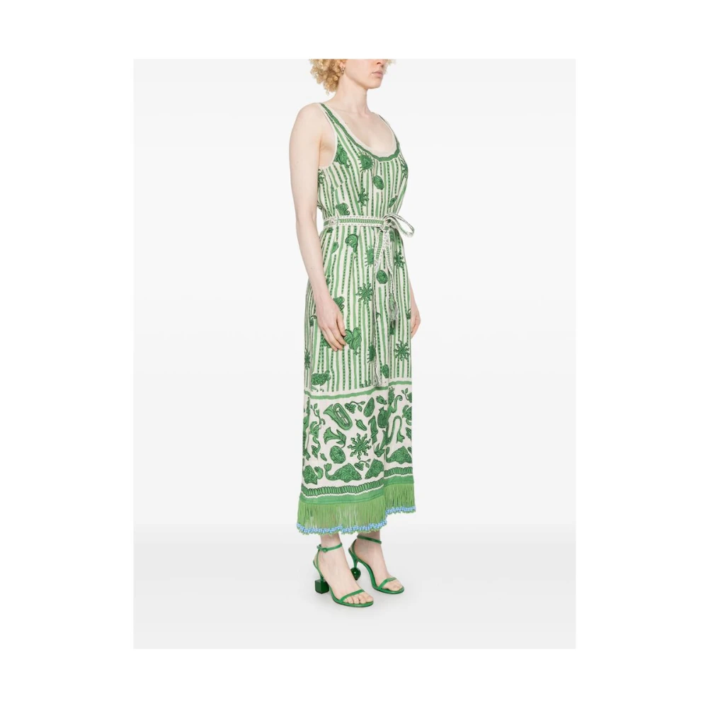 Alemais Groene Geknoopte Jurk Green Dames