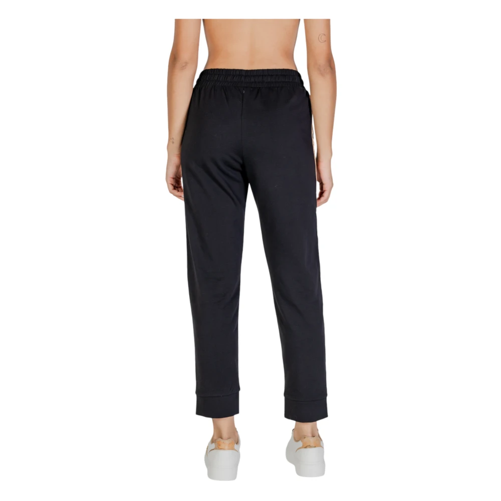 Alviero Martini 1a Classe Zwarte Vetersluiting Broek Herfst Winter Black Dames