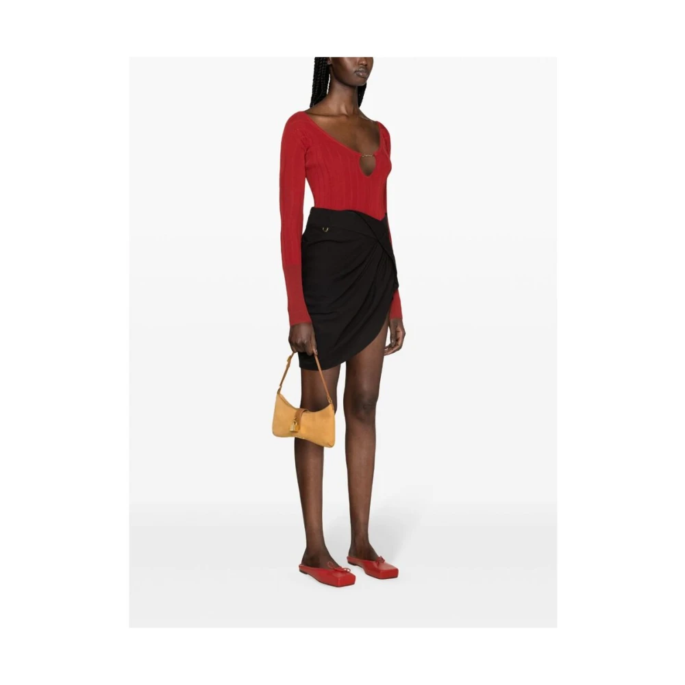 Jacquemus V-neck Knitwear Red Dames