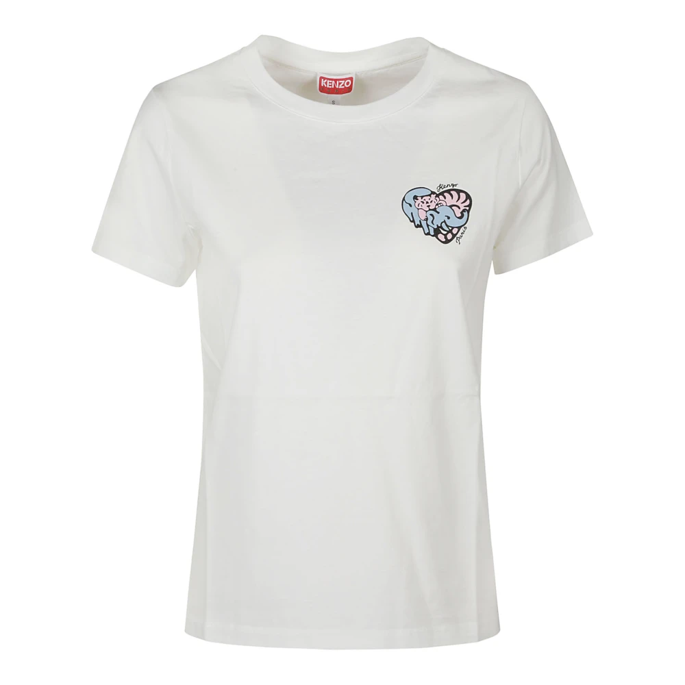 Kenzo Klassiek T-shirt Beige Dames