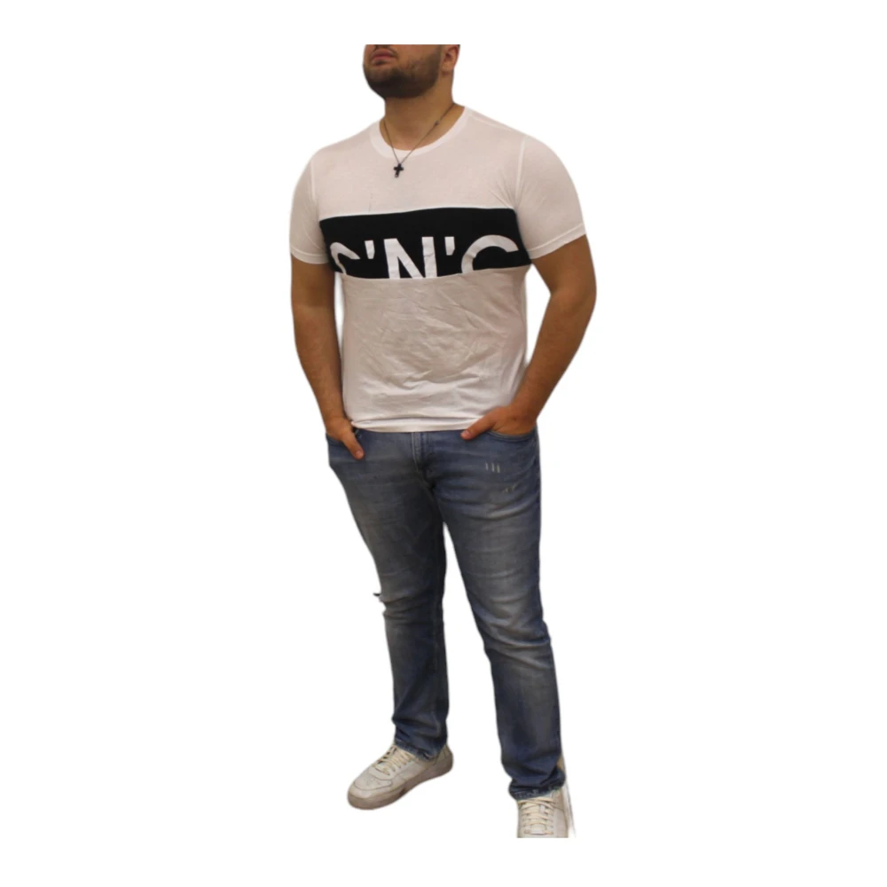 Costume National Korte Mouw T-shirt White Heren