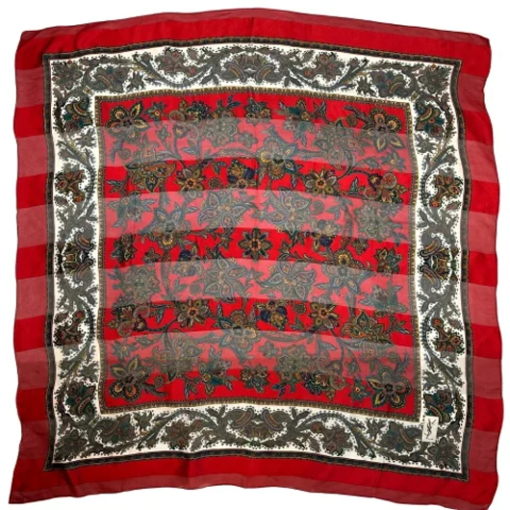 Pre-owned > Pre-owned Accessories > Pre-owned Scarves - - Yves Saint Laurent Vintage - Modalova