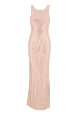 pink-paillet-square-neck-kjole-kvinde