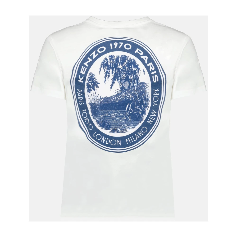 Kenzo Vivienne Street T-shirt White Dames
