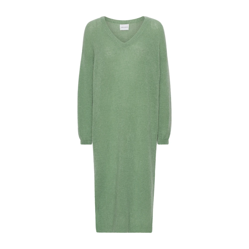 American Dreams Groene Gebreide Jurk Silja Stijl Green Dames