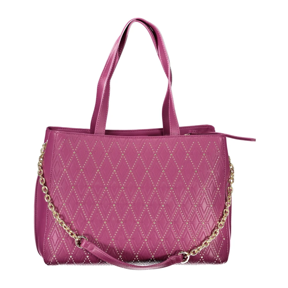 Valentino by Mario Valentino Paarse Donna Tas met Kettingriem Purple Dames