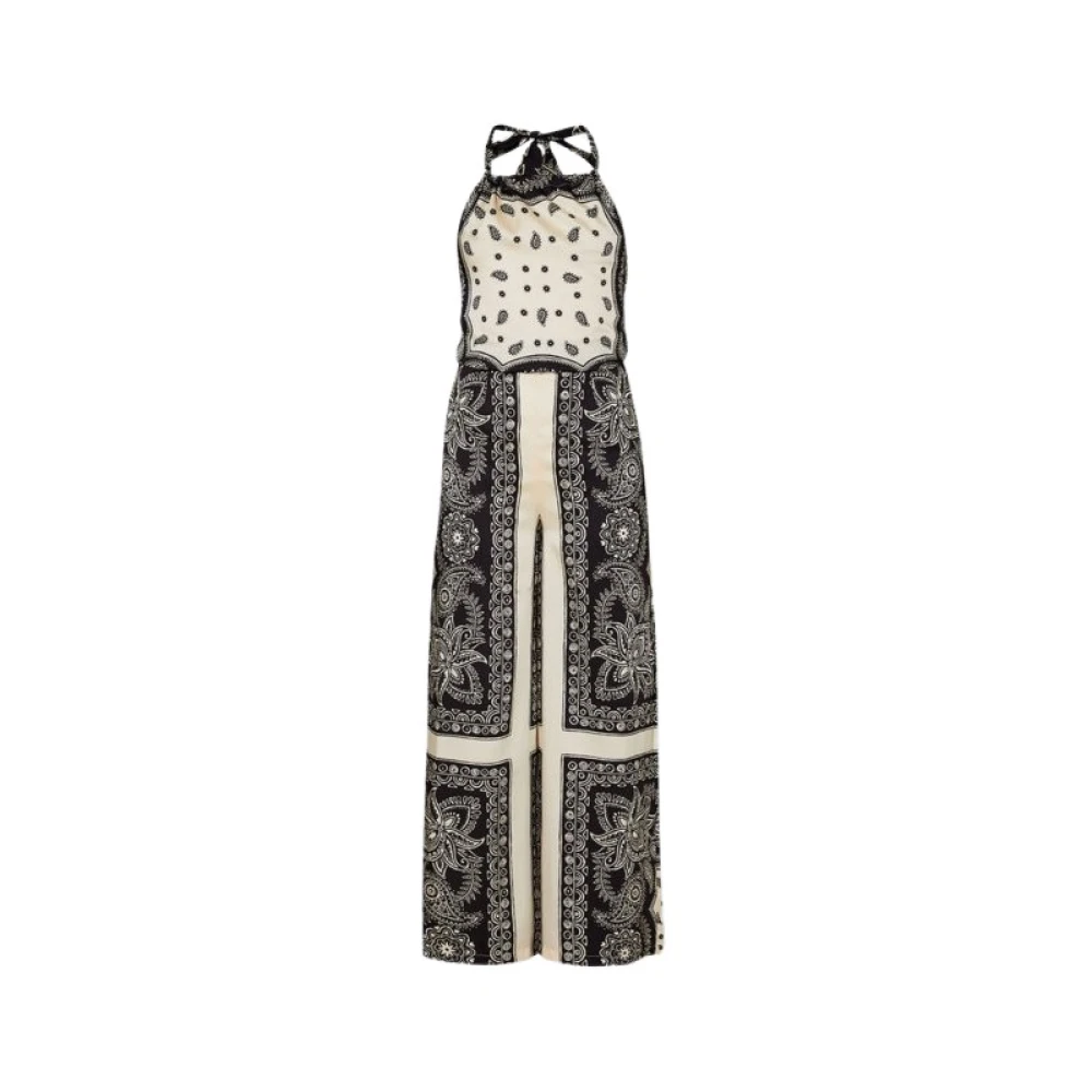 Liu Jo Vrouw Multicolor Foulard Print Jumpsuit