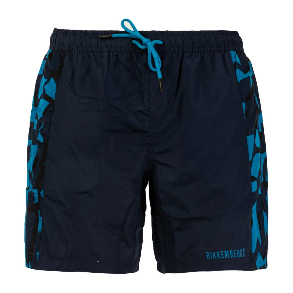 Bikkembergs Zomer Boxershorts Trendy Stijl Blue Heren