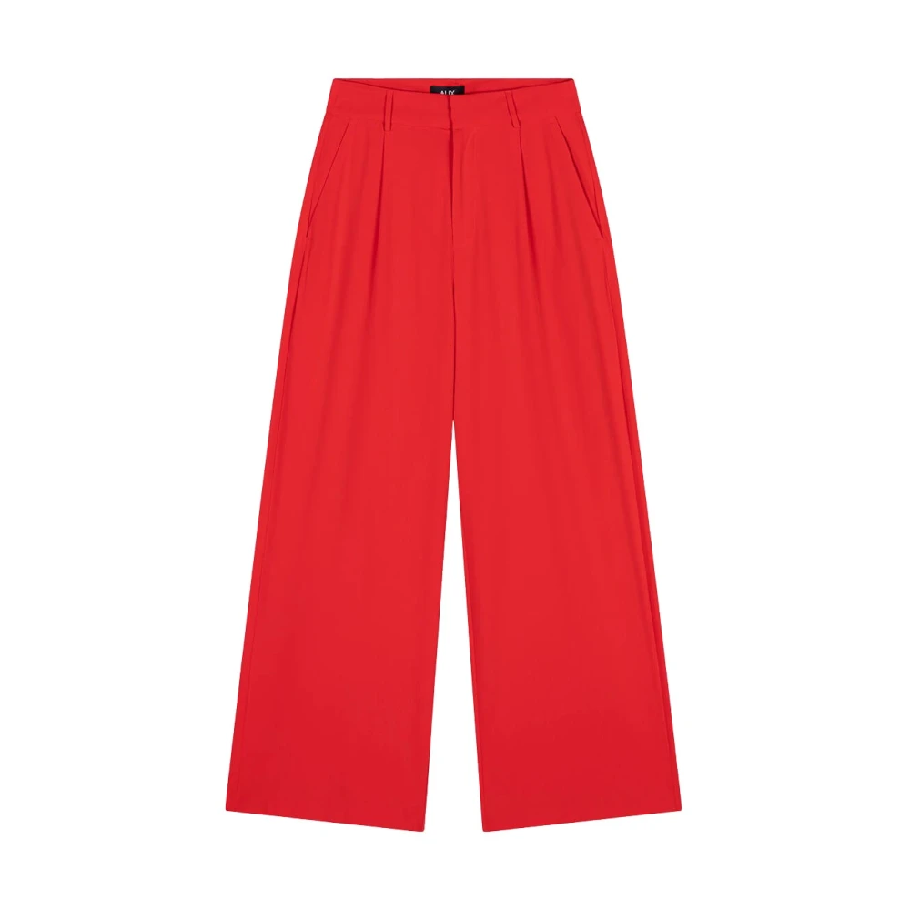 Alix The Label Pleat Pants Red Dames