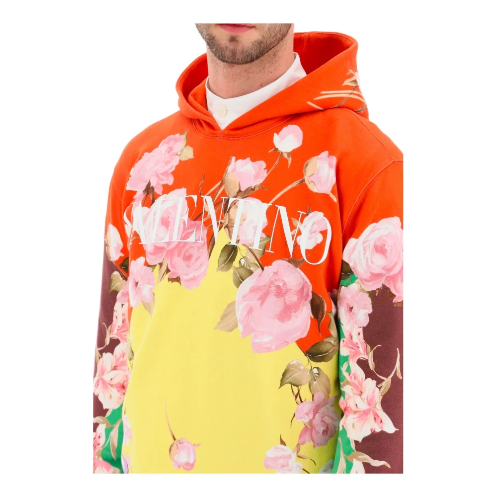 Valentino Logo capuchontrui Multicolor Heren