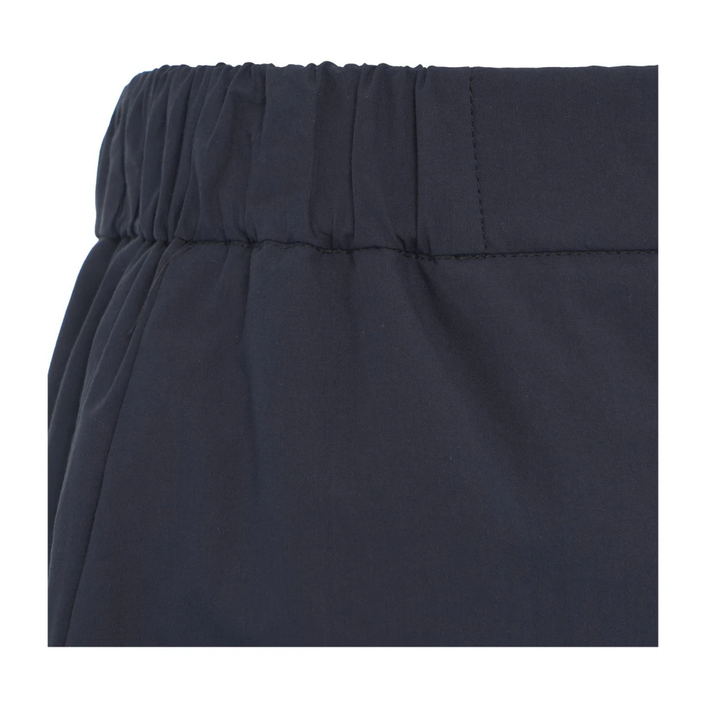 Ottod'Ame Blauwe Katoenen Culottes Elegante Stijl Blue Dames