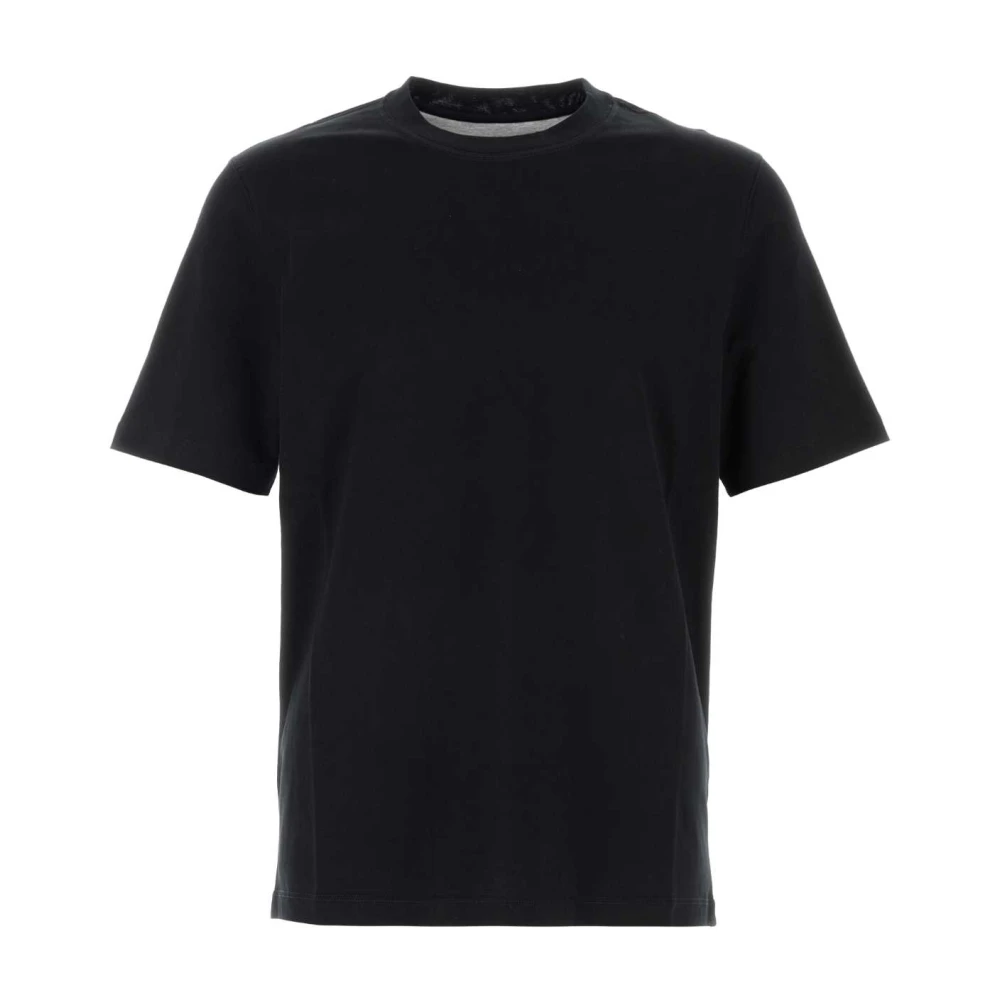 Brunello Cucinelli Black T-Shirts, Male, L, T-Shirt