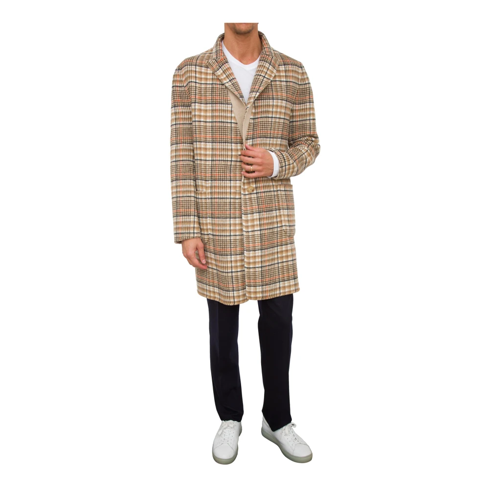 ETRO Omkeerbare Beige Jas Beige Heren