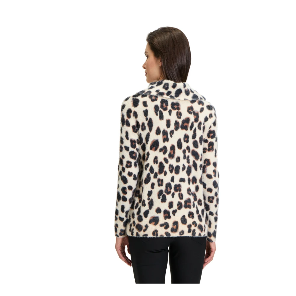 Betty Barclay Casual Gebreide Trui met Kraag Multicolor Dames
