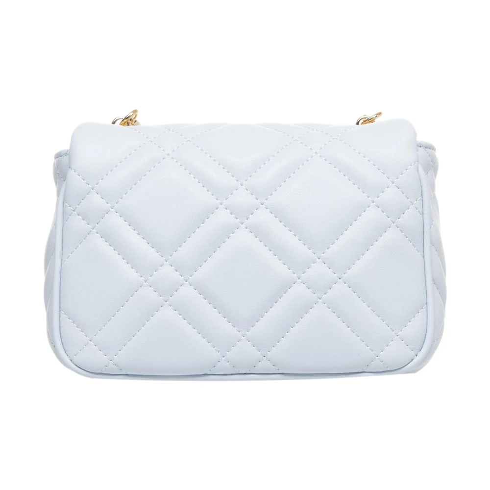 Love Moschino Blauwe Schoudertas met Stud Details Blue Dames