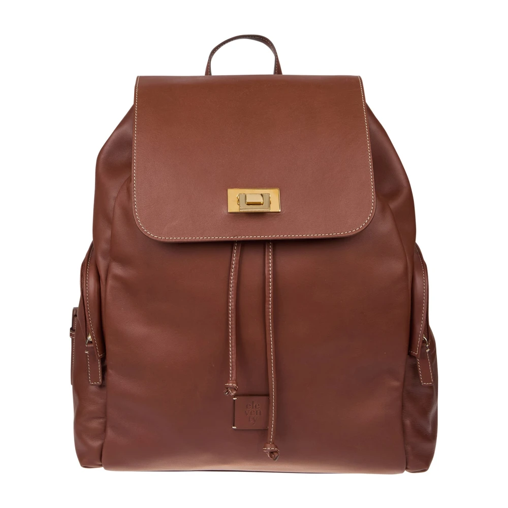 Eleventy Herren Braun Rucksack