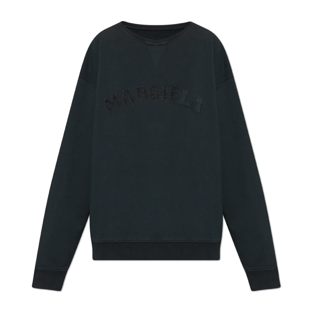 Maison Margiela Sweatshirt met vintage-effect Black Heren