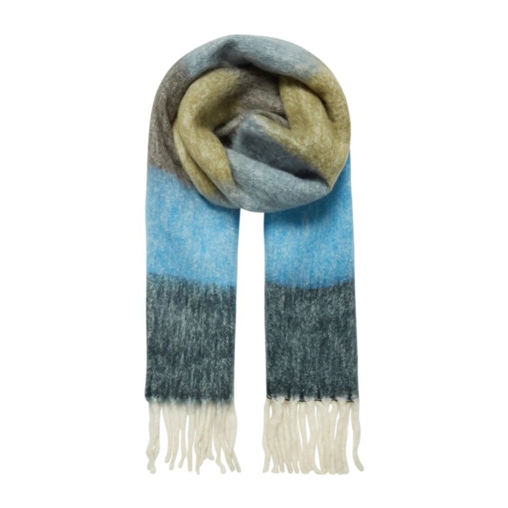 Ichi Femme Bleu Accessoires, Taille: One Size Winter Scarves