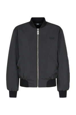 Nylon Logo Bomber