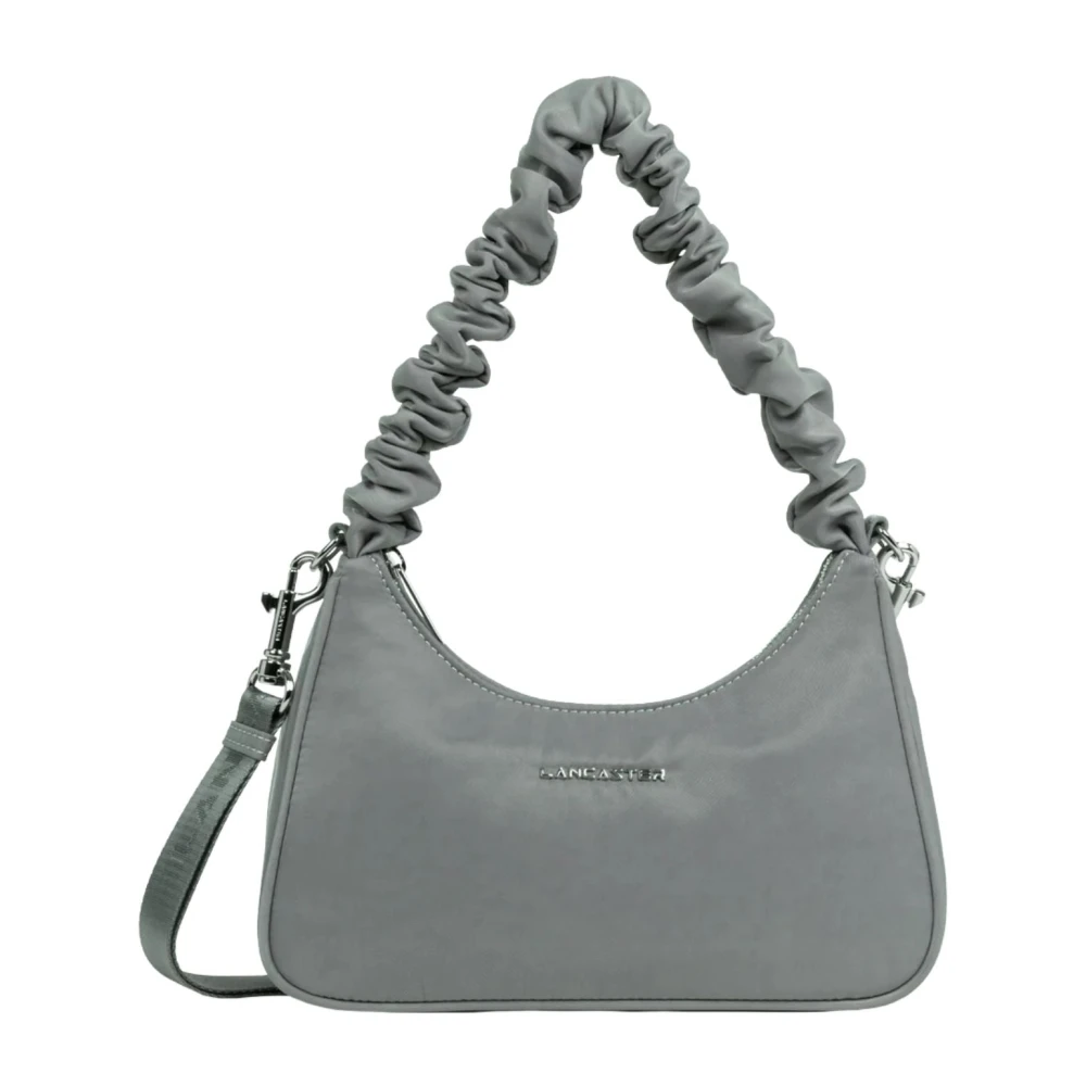 Lancaster Gray Shoulder Bags, Female, One Size, Sac Besace Zippé S Basic Chouchou