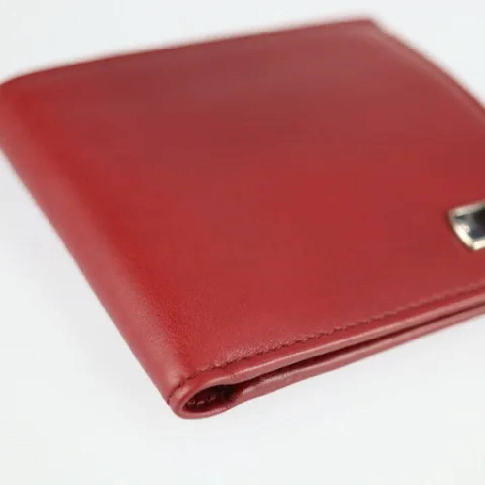 Gucci Vintage Pre-owned Canvas wallets Red Dames