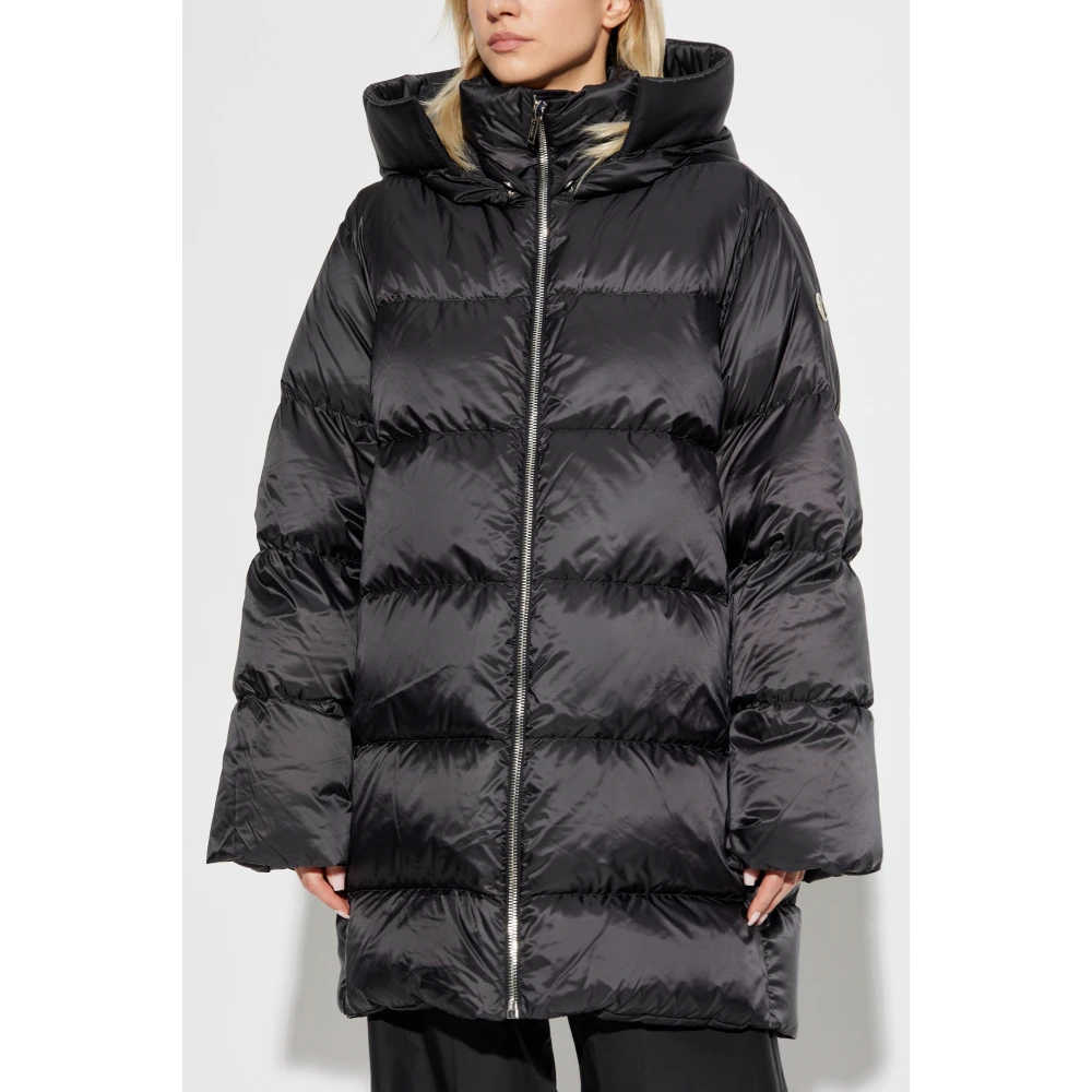 Rick Owens Zwarte Puffer Jacket Black Unisex