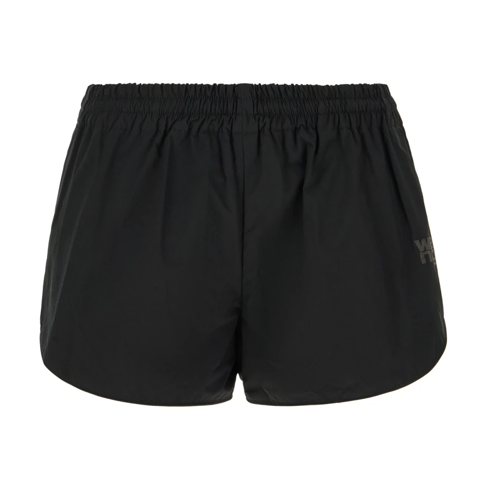 T by Alexander Wang Casual Denim Shorts för Kvinnor Black, Dam