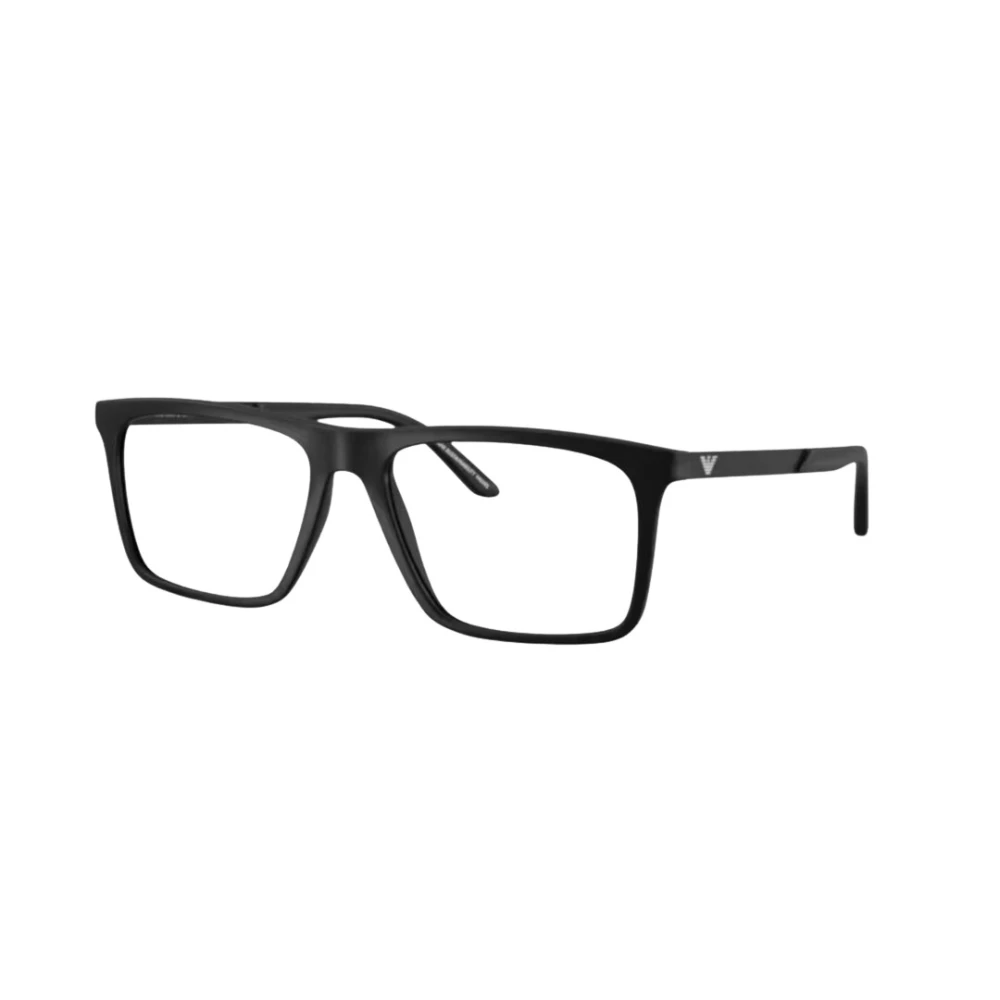 Emporio Armani Unisex Black Glasses, 55 Mm, Ea3253 Eyeglasses