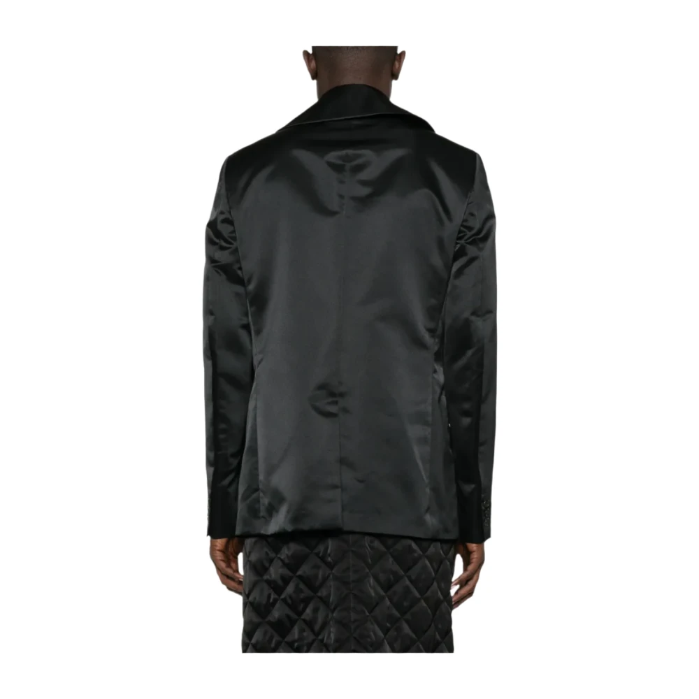 Comme des Garçons Dynamische Ruffle Blazer Black Heren